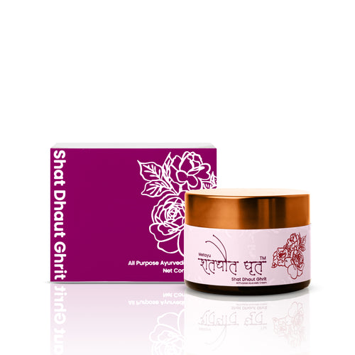 Metayu Shat Dhaut Ghrit (100 Times Washed Pure Cow Ghee) - 30gm