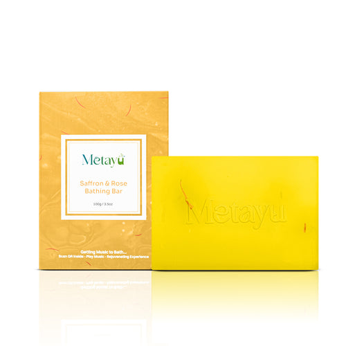Metayu Saffron and Rose Soap Bar