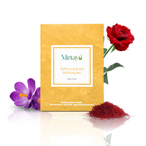 Metayu Saffron and Rose Soap Bar